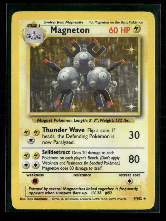 Magneton Base Set #009/102 - Front