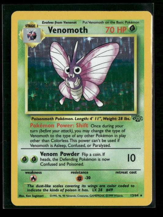 Venomoth (13) Jungle #13/64 - Front