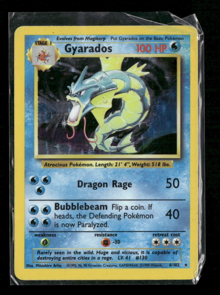 Gyarados Base Set #006/102 - Front