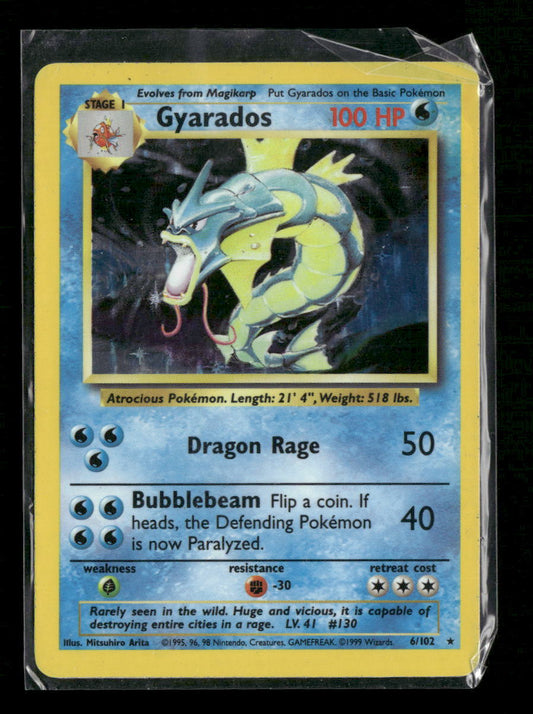 Gyarados Base Set #006/102 - Front