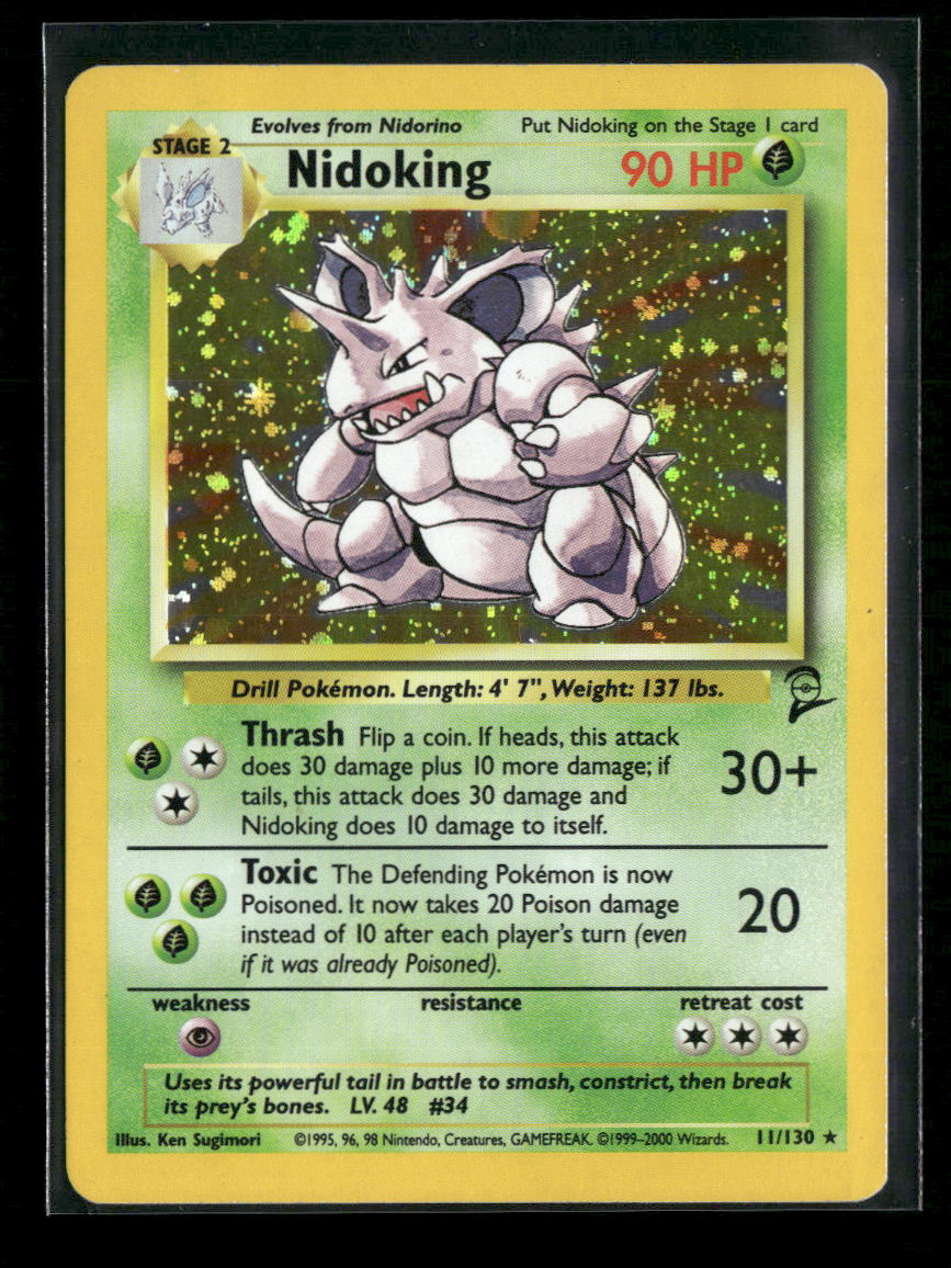 Nidoking Base Set 2 #011/130 - Front