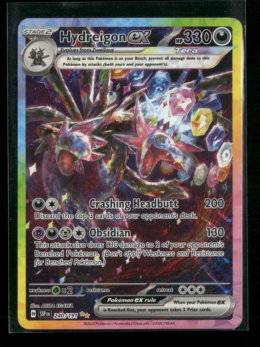 Hydreigon ex SV08: Surging Sparks #240/191 - Front
