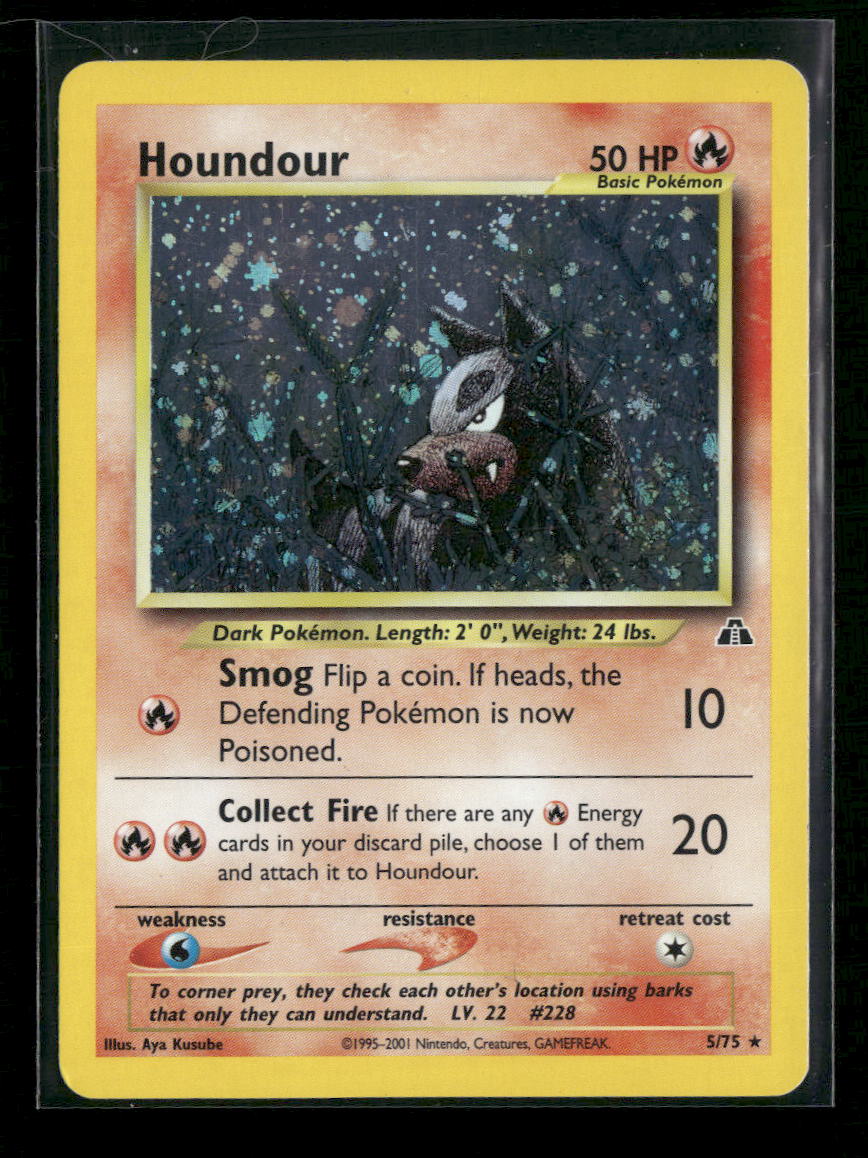 Houndour (5) Neo Discovery #05/75 - Front