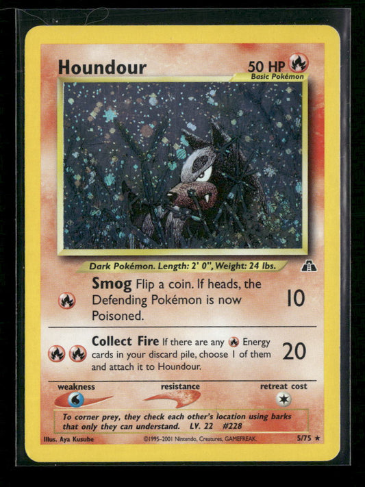 Houndour (5) Neo Discovery #05/75 - Front