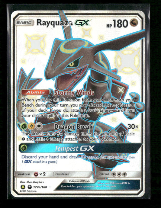Rayquaza GX Alternate Art Promos #177a/168 - Front