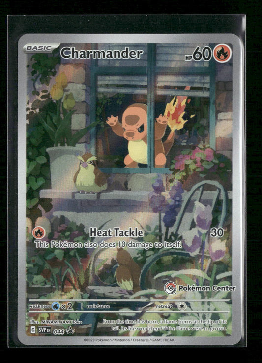 Charmander SV: Scarlet & Violet Promo Cards #044 - Pokemon Center - Front