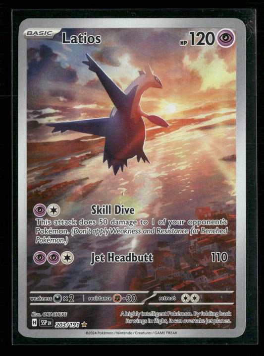 Latios SV08: Surging Sparks #203/191 - Front