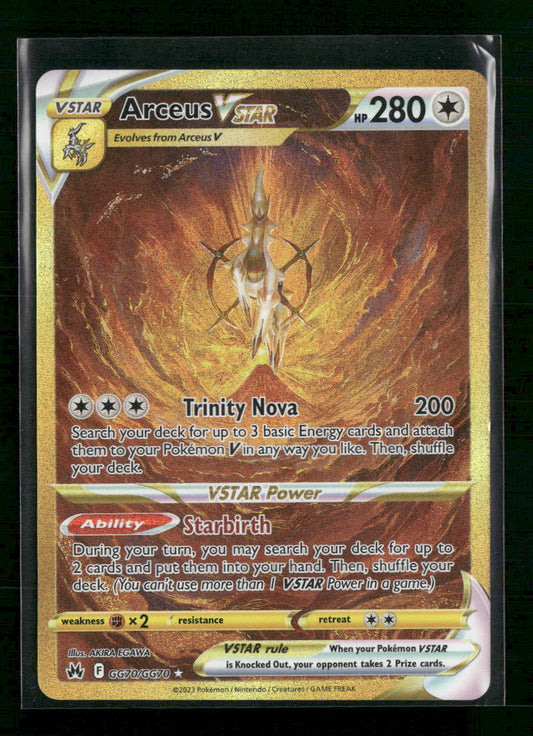 Arceus VSTAR (Secret) Crown Zenith: Galarian Gallery #GG70/GG70 - Front