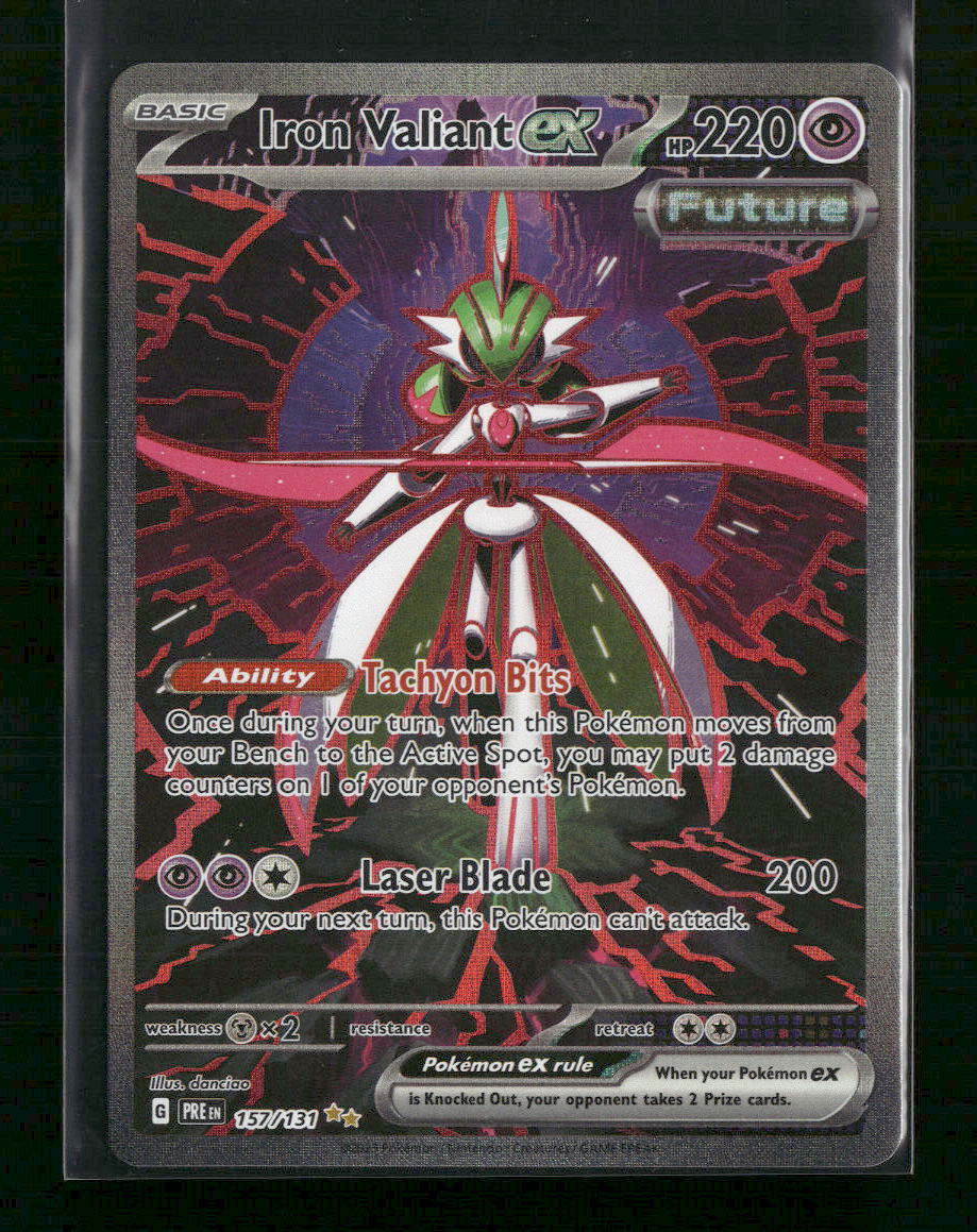 Iron Valiant ex SV: Prismatic Evolutions #157/131 - Front