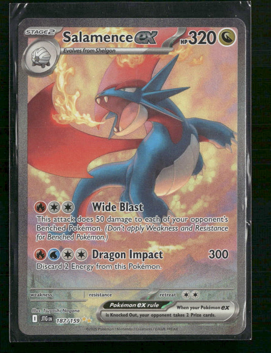 Salamence ex SV09: Journey Together #187/159 - Front