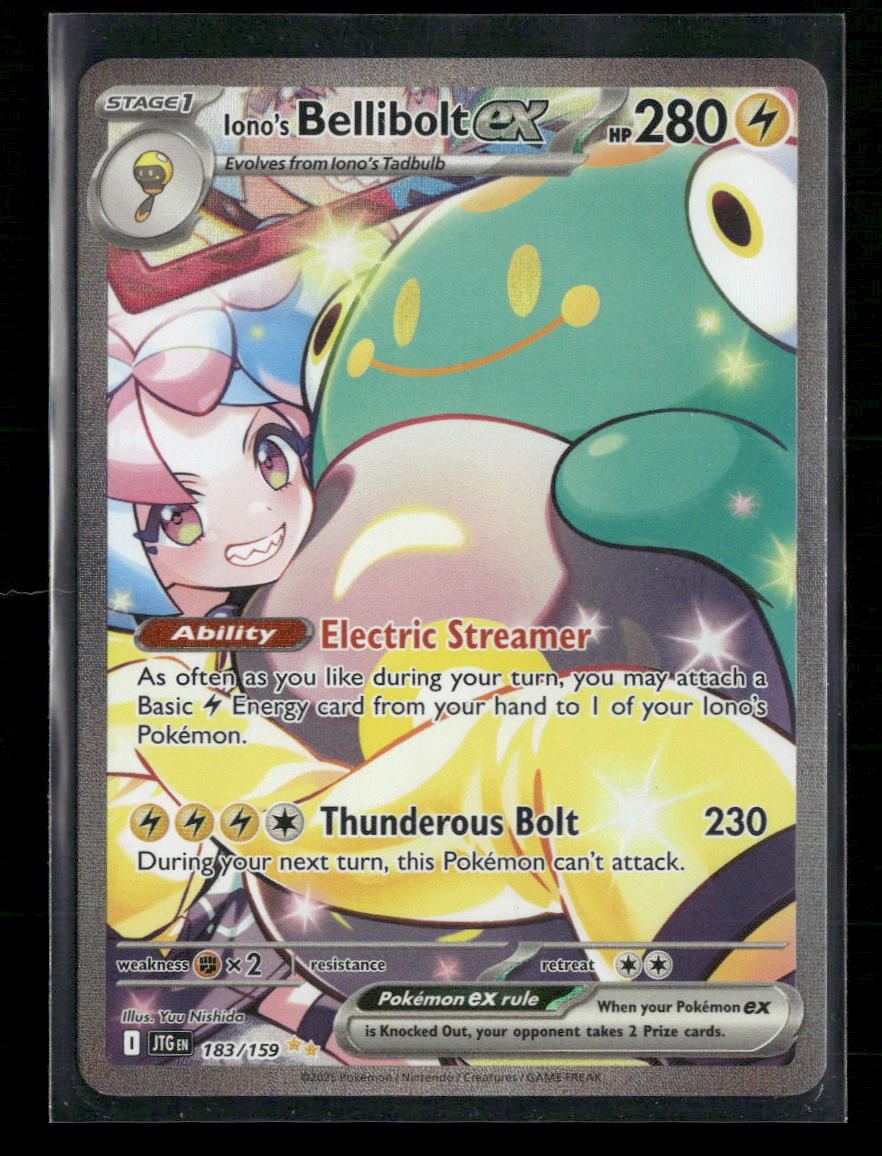 Iono's Bellibolt ex SV09: Journey Together #183/159 - Front