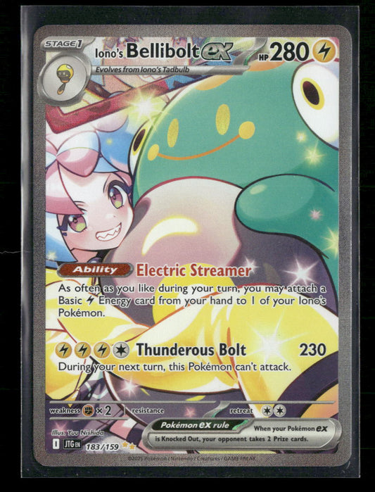 Iono's Bellibolt ex SV09: Journey Together #183/159 - Front