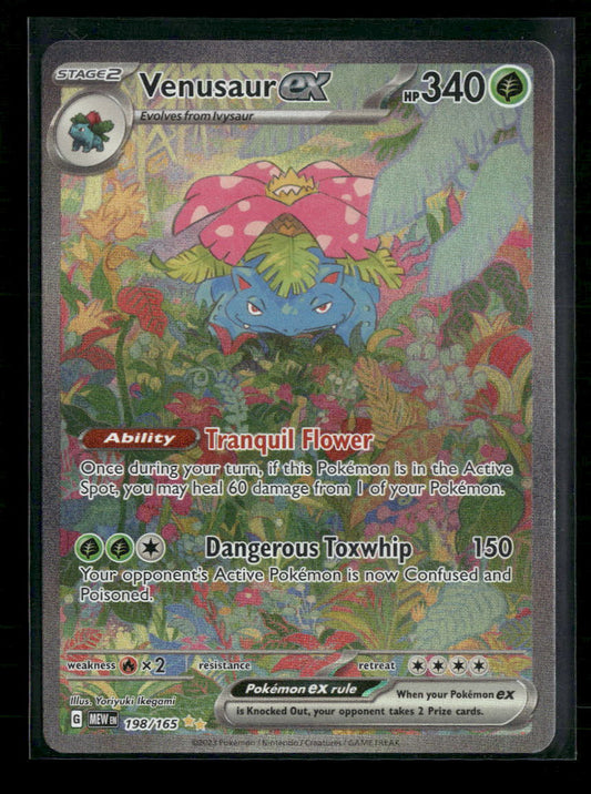 Venusaur ex SV: Scarlet & Violet 151 #198/165 - Front