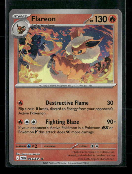 Flareon SV: Prismatic Evolutions #013/131 - Front