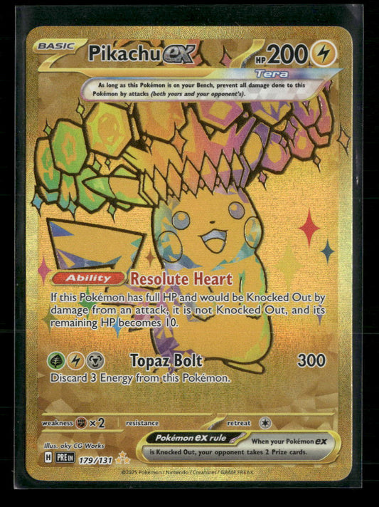 Pikachu ex SV: Prismatic Evolutions #179/131 - Front
