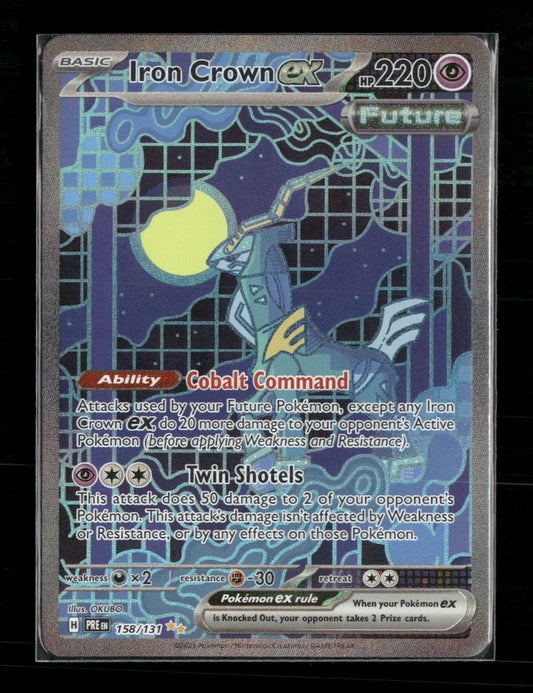 Iron Crown ex SV: Prismatic Evolutions #158/131 - Front