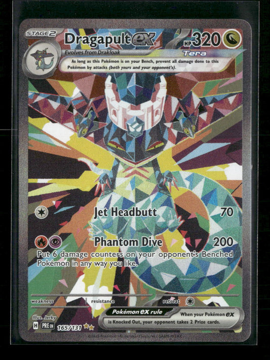 Dragapult ex SV: Prismatic Evolutions #165/131 - Front