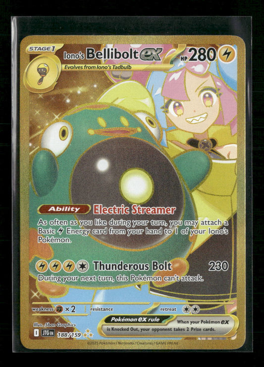 Iono's Bellibolt ex SV09: Journey Together #188/159 - Front