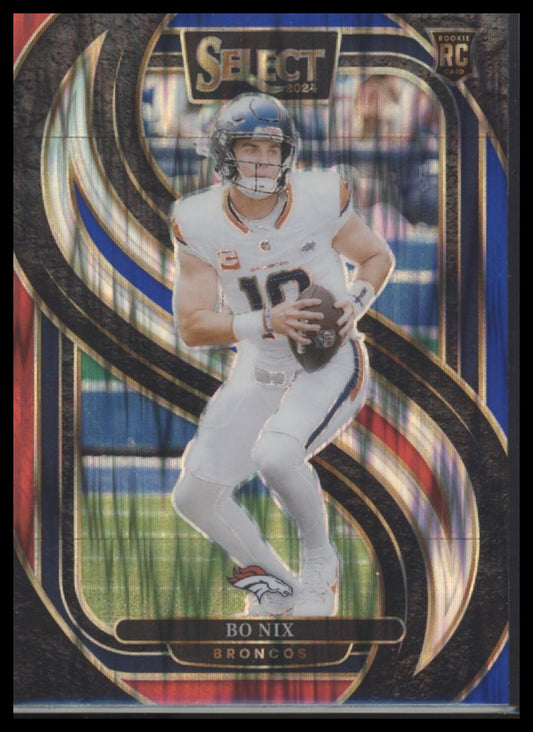 Bo Nix 2024 Panini Select #117 - Front