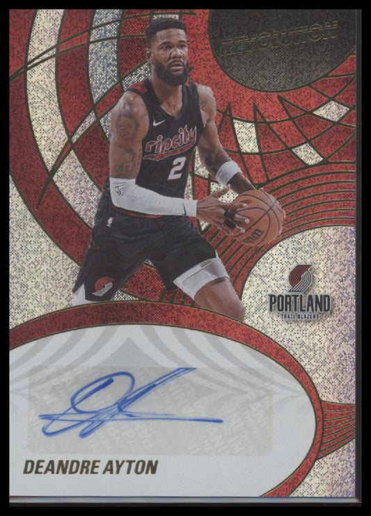 Deandre Ayton 2024-25 Panini Revolution #AU-DDT Autographs - Front