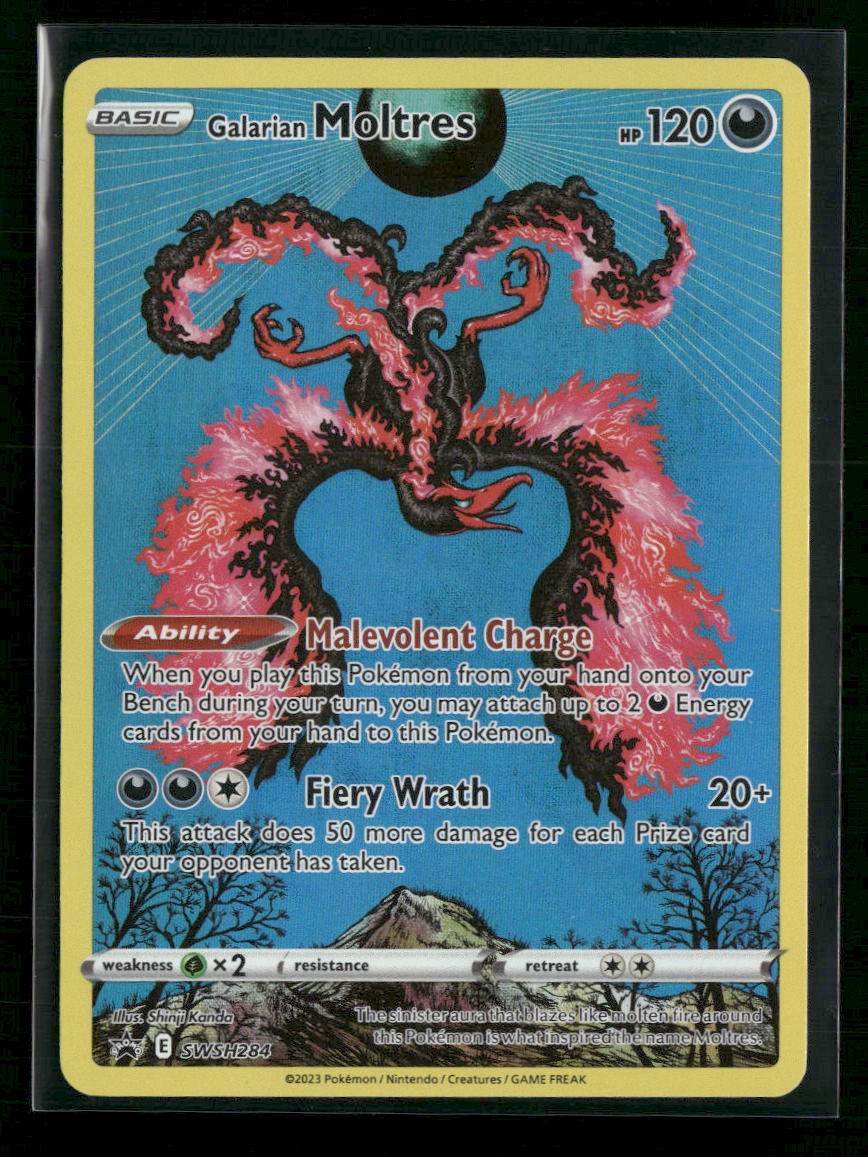 Galarian Moltres SWSH: Sword & Shield Promo Cards #SWSH284 - Front