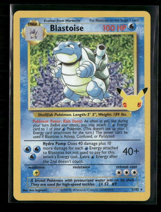 Blastoise Celebrations: Classic Collection #2/102 - Front