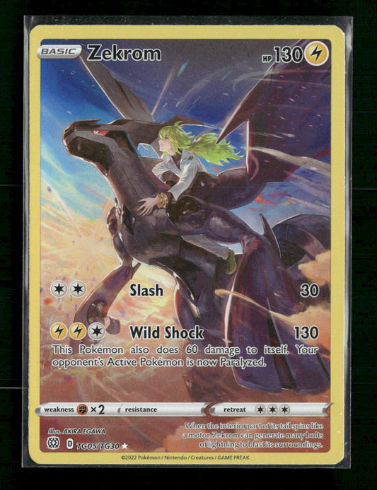 Zekrom SWSH09: Brilliant Stars Trainer Gallery #TG05/TG30 - Front