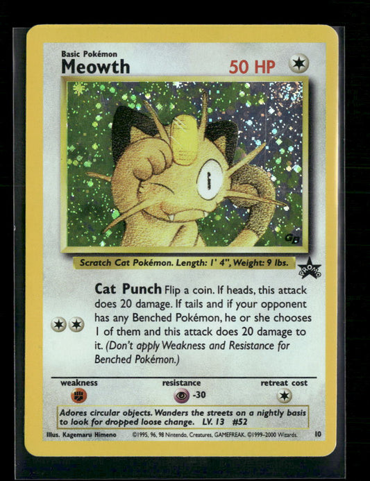 Meowth WoTC Promo #10/53 - Front