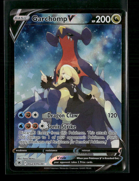 Garchomp V SWSH10: Astral Radiance Trainer Gallery #TG23/TG30 - Front