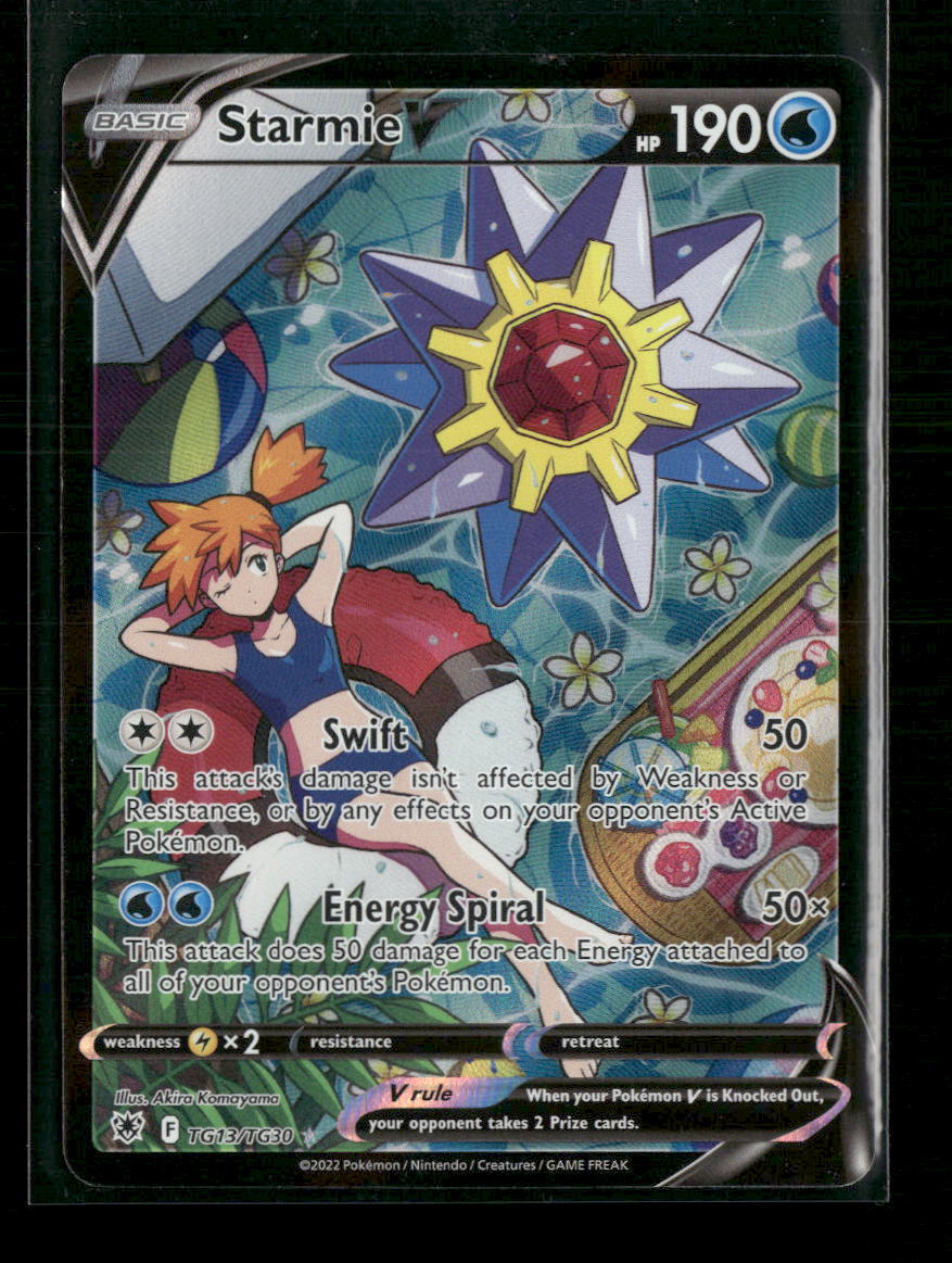 Starmie V SWSH10: Astral Radiance Trainer Gallery #TG13/TG30 - Front
