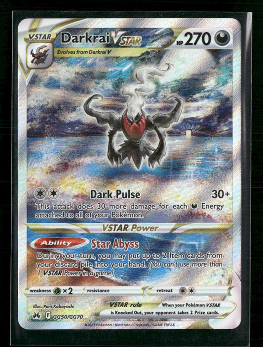 Darkrai VSTAR Crown Zenith: Galarian Gallery #GG50/GG70 - Front