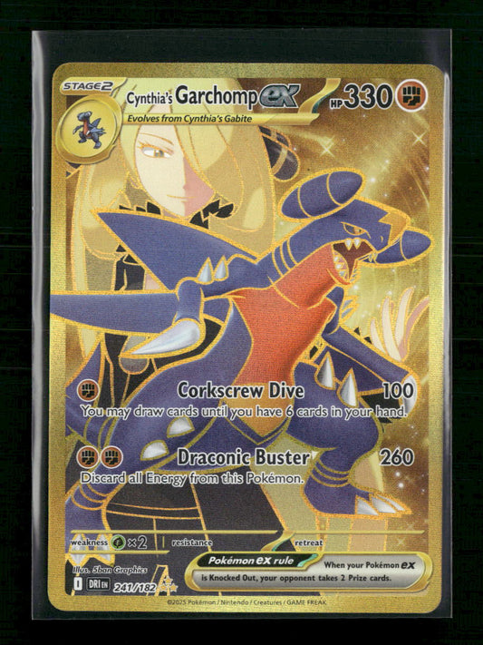 Cynthia's Garchomp ex SV10: Destined Rivals #241/182 - Front