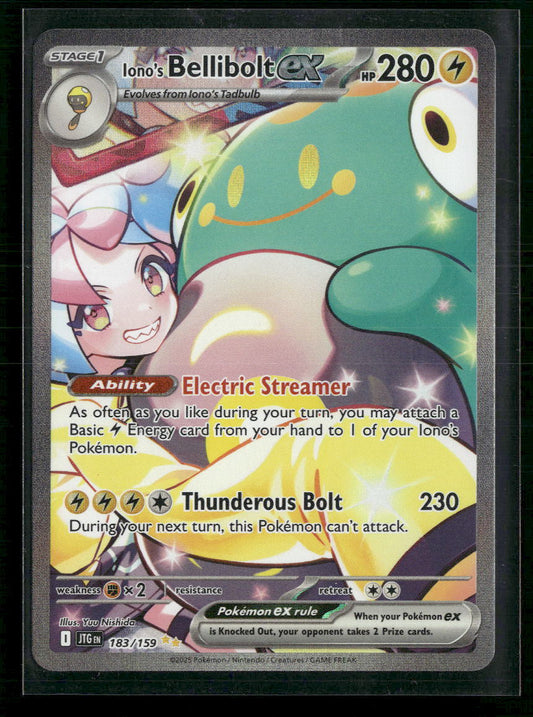 Iono's Bellibolt ex SV09: Journey Together #183/159 - Front