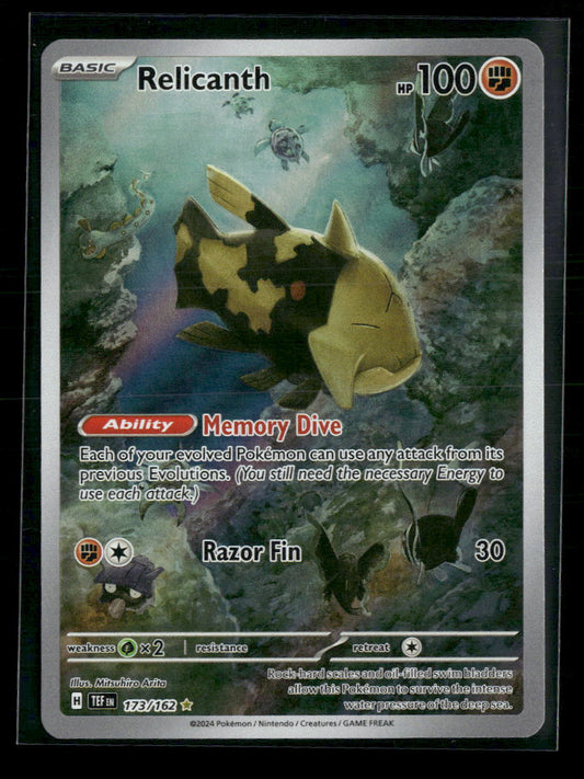 Relicanth SV05: Temporal Forces #173/162 - Front