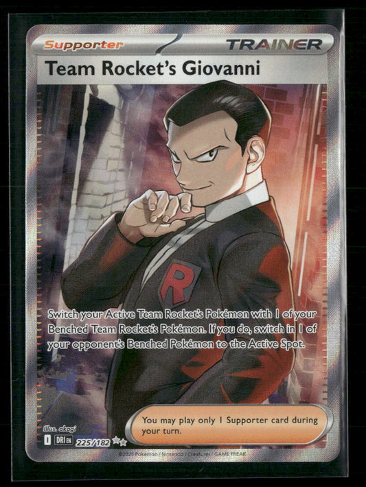 Team Rocket's Giovanni SV10: Destined Rivals #225/182 - Front