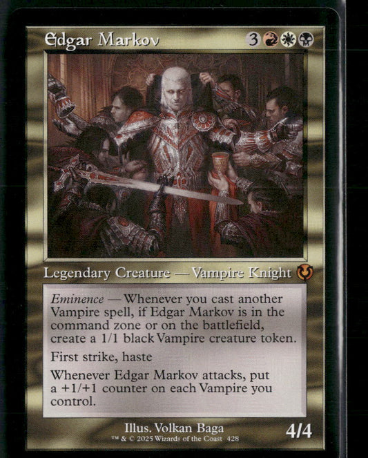Edgar Markov (Retro Frame) Innistrad Remastered #428 - Front