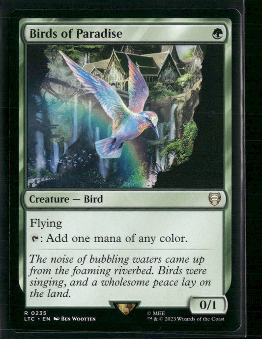 Birds of Paradise Commander: The Lord of the Rings: Tales of Middle-earth #235 - Front