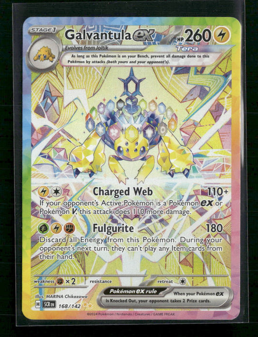Galvantula ex SV07: Stellar Crown #168/142 - Front