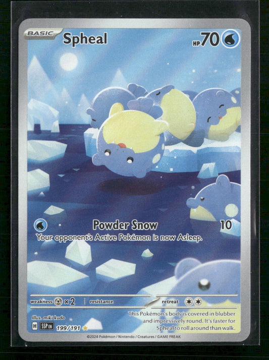 Spheal SV08: Surging Sparks #199/191 - Front