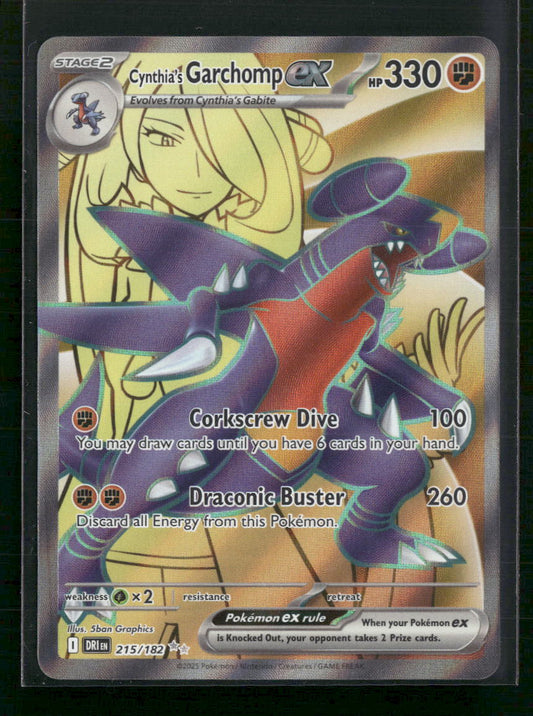 Cynthia's Garchomp ex SV10: Destined Rivals #215/182 - Front
