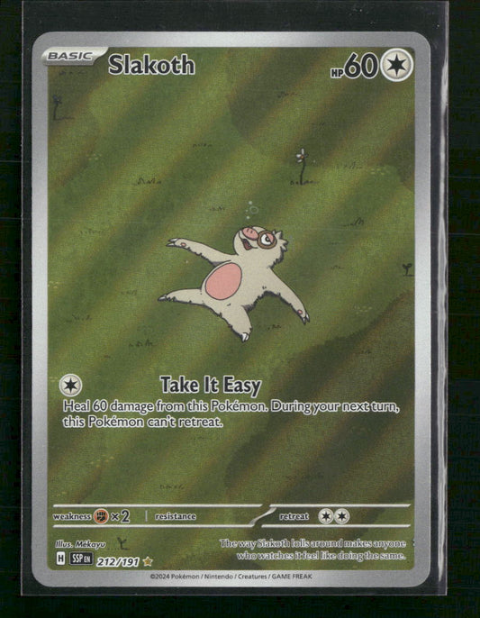 Slakoth SV08: Surging Sparks #212/191 - Front