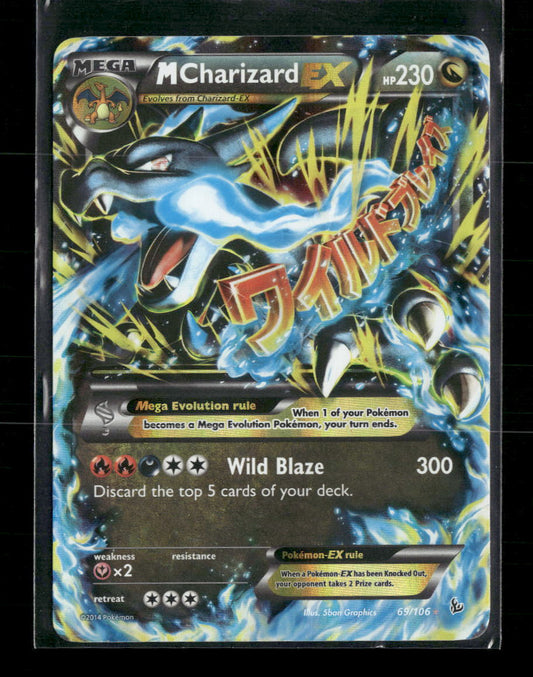 M Charizard EX (X) (Secret) XY - Flashfire #108/106 - Front