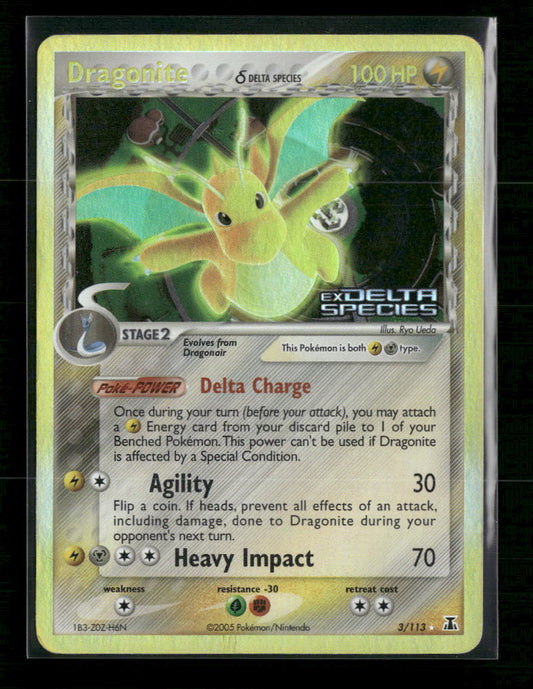 Dragonite (Delta Species) Delta Species #3/113 Reverse Holo - Front