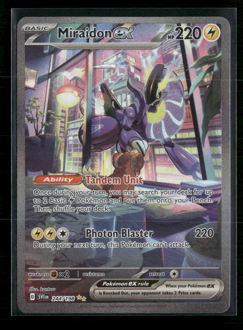 Miraidon ex SV01: Scarlet & Violet Base Set #244/198 - Front