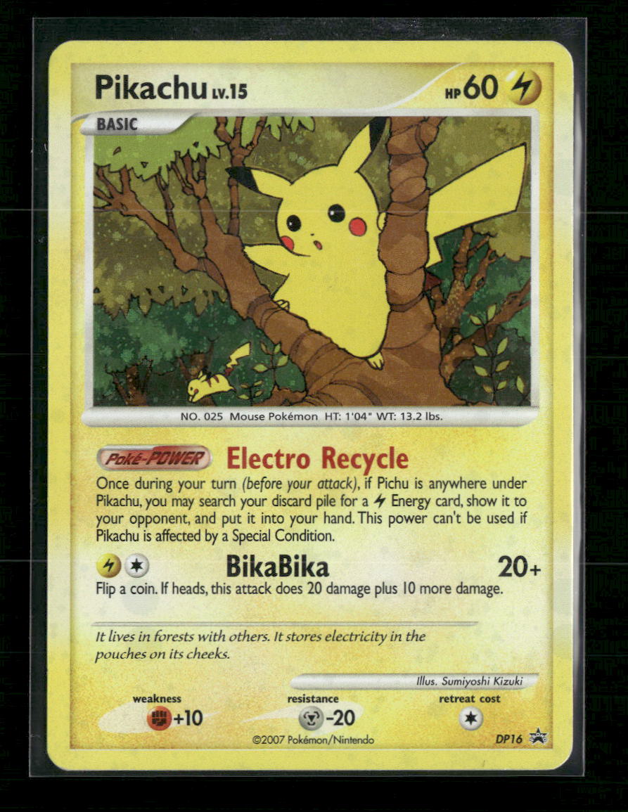 Pikachu Diamond and Pearl Promos #DP16 - Front