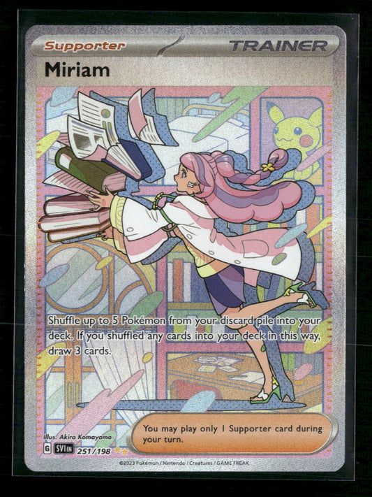 Miriam SV01: Scarlet & Violet Base Set #251/198 - Front