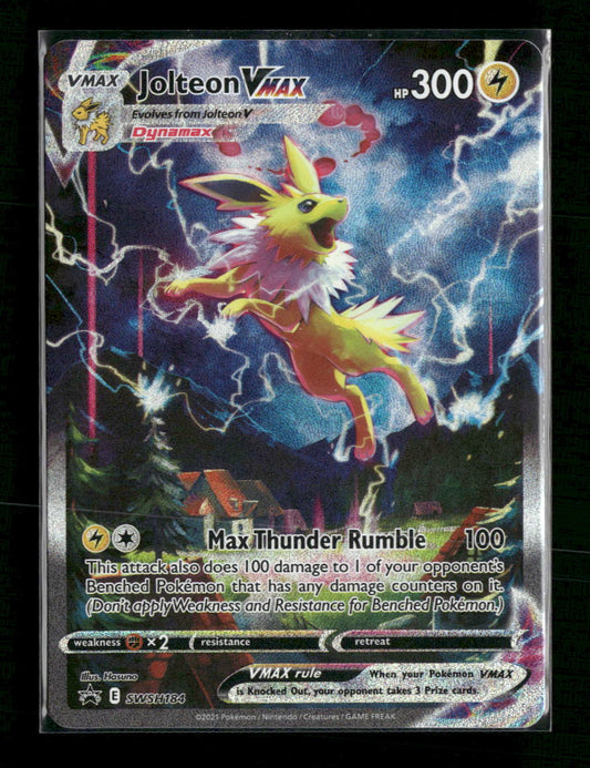 Jolteon VMAX SWSH: Sword & Shield Promo Cards #SWSH184 - Front