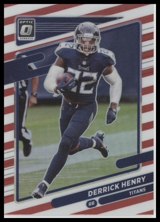 Derrick Henry 2021 Donruss Optic #123 - Front
