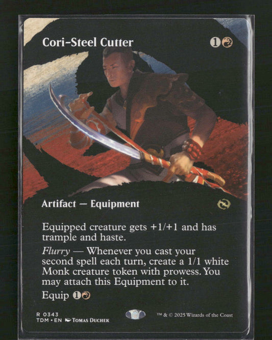 Cori-Steel Cutter (Borderless) Tarkir: Dragonstorm #343 - Front