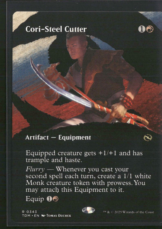 Cori-Steel Cutter (Borderless) Tarkir: Dragonstorm #343 - Front